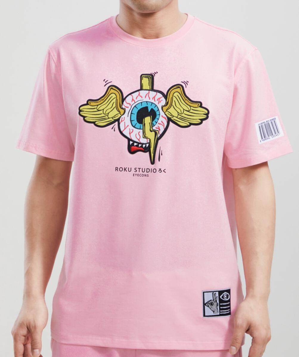 NEVER LOOK BACK TEE (PINK)