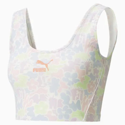Puma Summer Resort Printed Women's Bralette (Pristine-AOP)