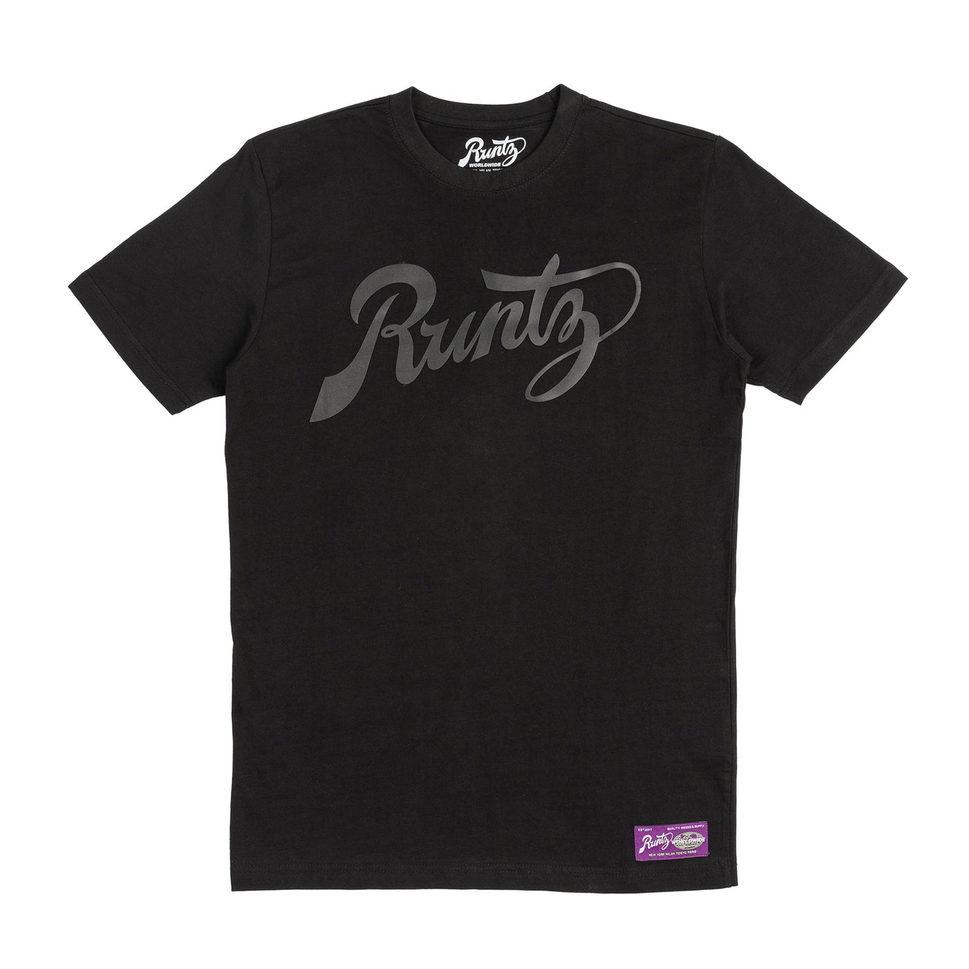 Floral Runtz Tee- Black