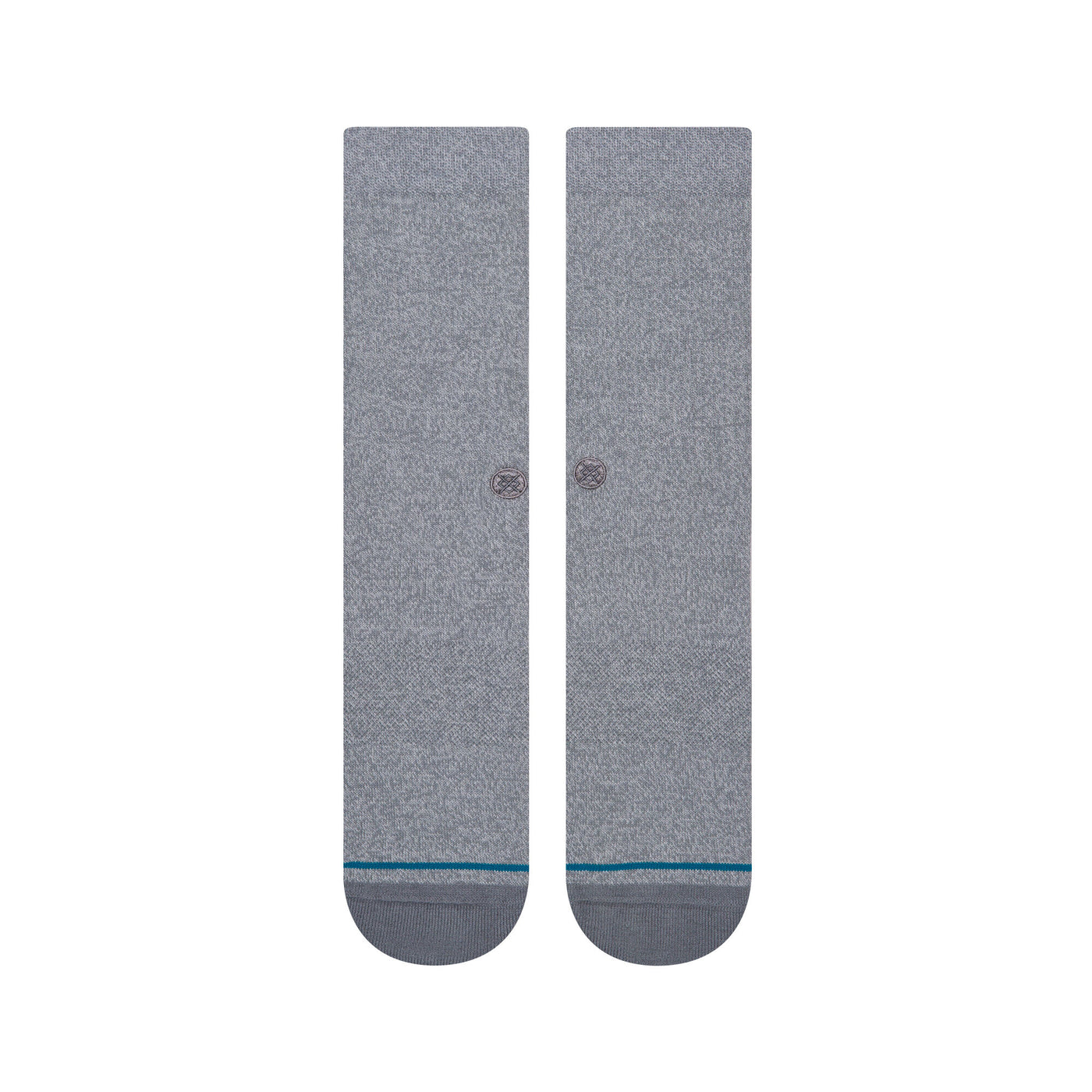 Icon Mid Cushion Crew Grey Heather Socks - Stance
