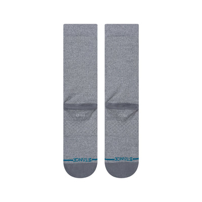 Icon Mid Cushion Crew Grey Heather Socks - Stance