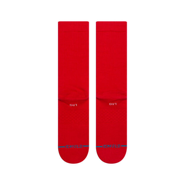 Icon Mid Cushion Crew Red Socks - Stance