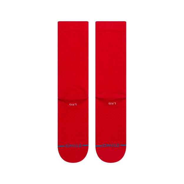 Icon Mid Cushion Crew Red Socks - Stance