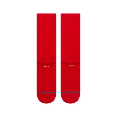 Icon Mid Cushion Crew Red Socks - Stance