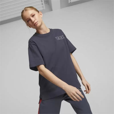 Puma x Vogue Women's Relaxed Tee (Blue)