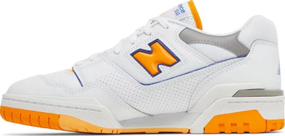 New Balance 550 White Vibrant Orange Men's Shoe